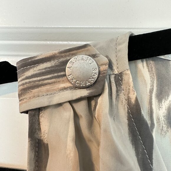 A/X ARMANI EXCHANGE | Women’s Sleeveless Romper w/ pockets | Gray | Size: 2 - Picture 3 of 13